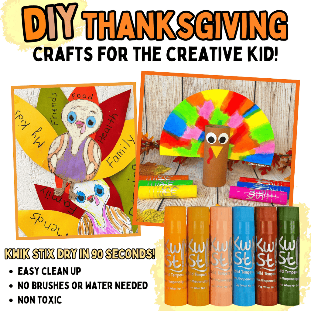 Thanksgiving Crafting Fun & Easy with Kwik Stix!