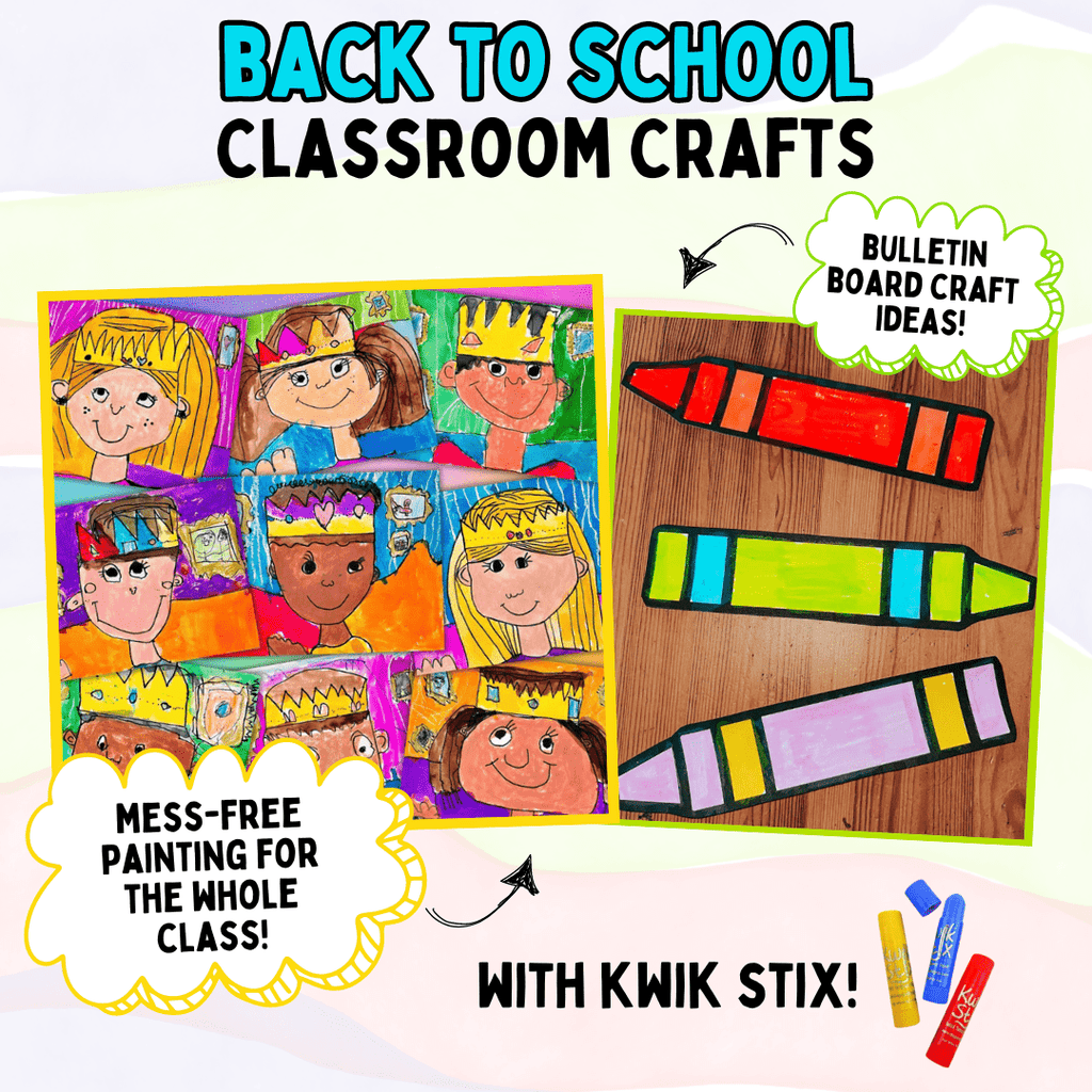 Mess-Free Masterpieces: Kwik Stix Crafts to Brighten Your Back-to-School Season!