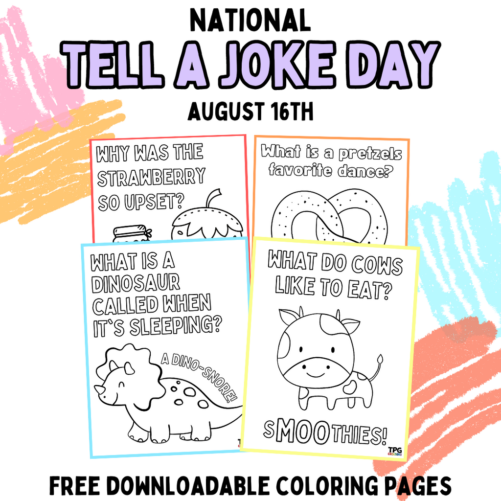 The Best Free Coloring Pages for National Tell a Joke Day!