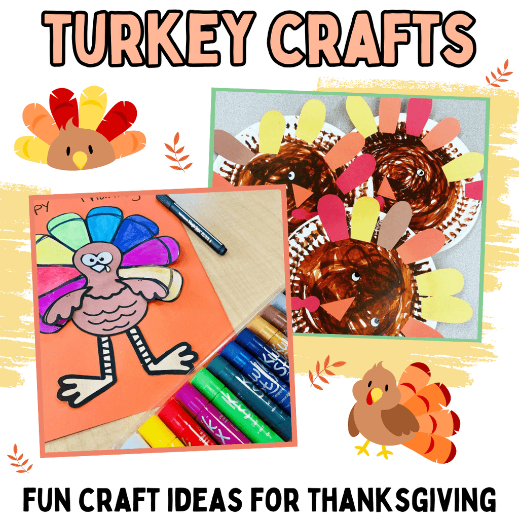 Give Thanks with Fun Turkey Crafts!