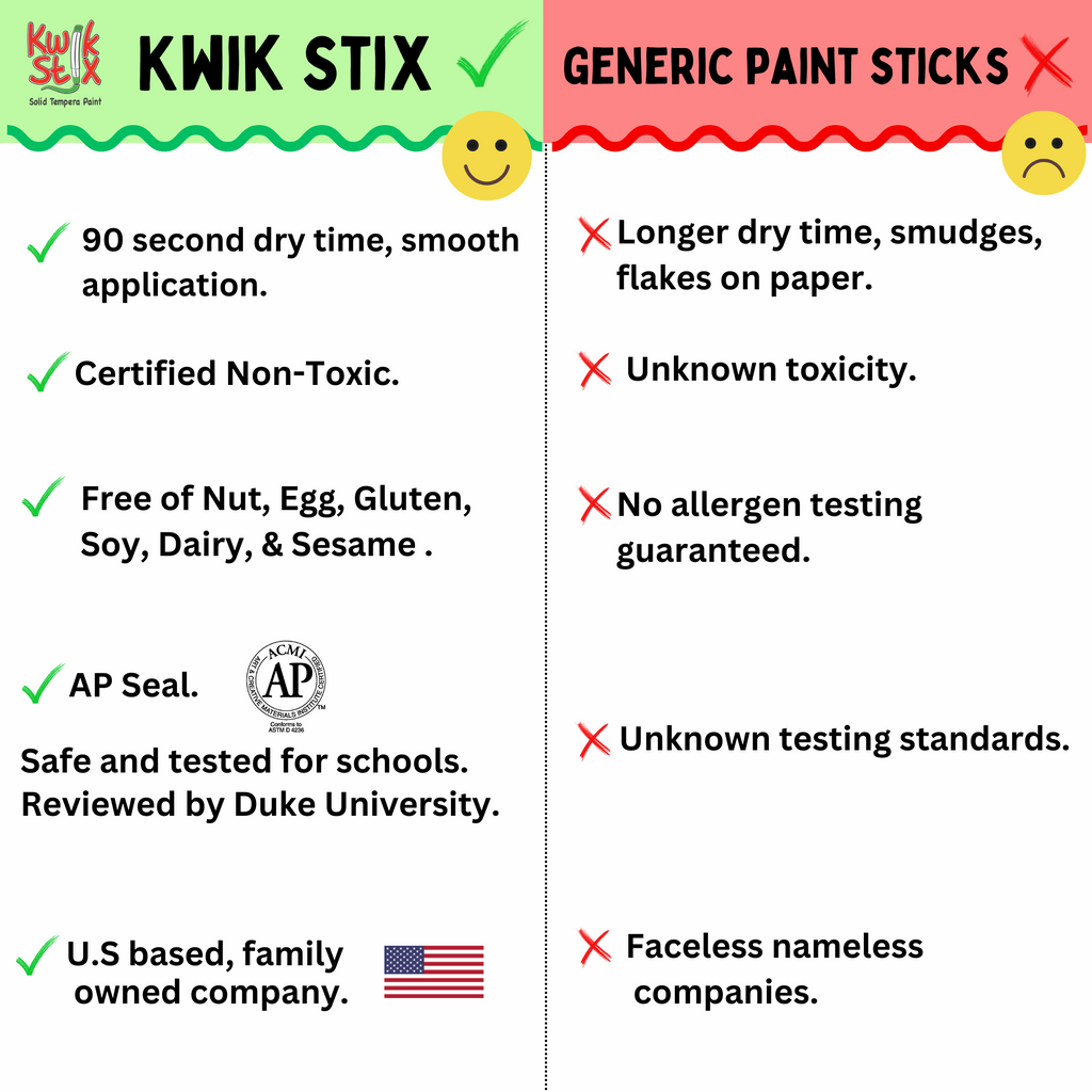 Kwik Stix, Set of 24 Colors