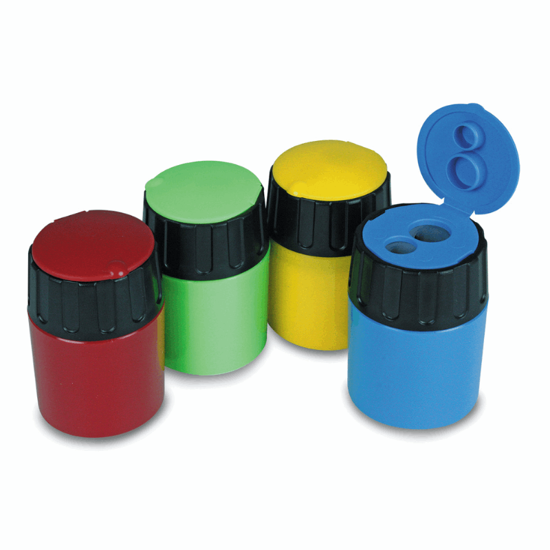 eisen 2 hole pencil sharpener with lid