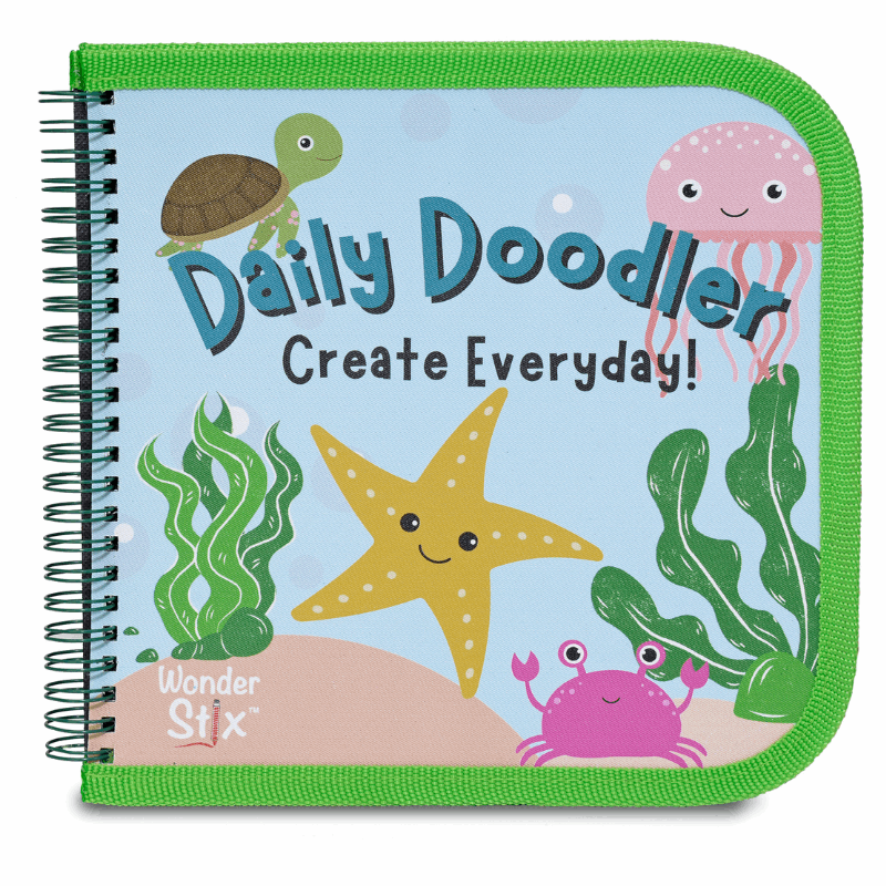 sea life daily doodler reusable activity book