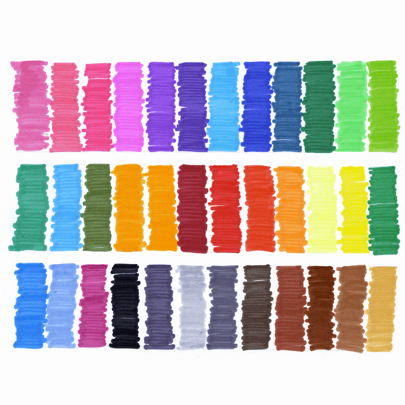 magic stix marker 36 pack swatches