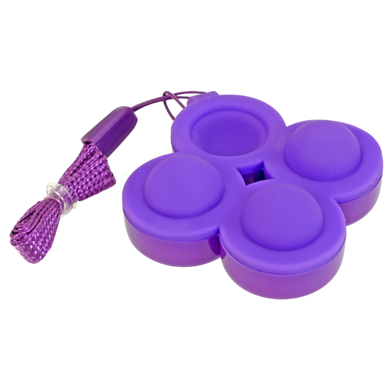 popi fidget toy in purple