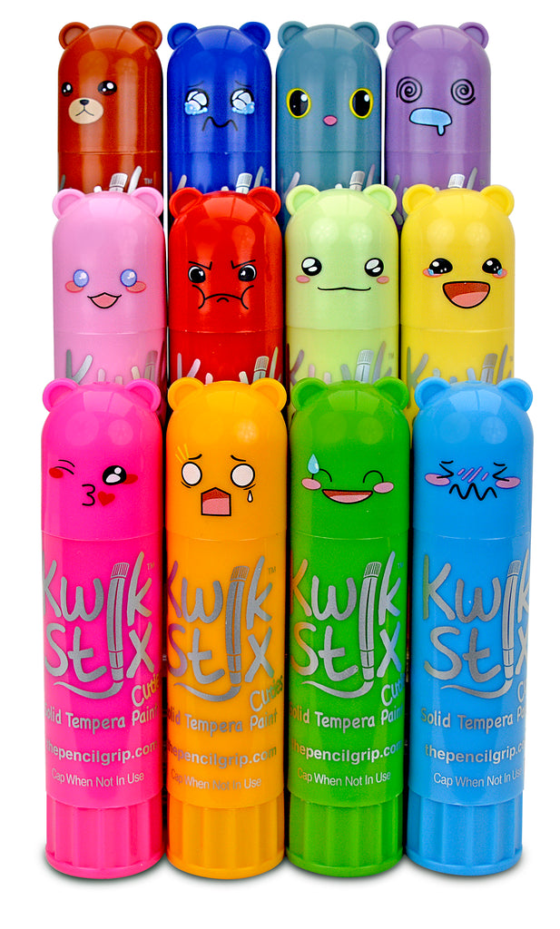 kwik stix cuties in a line